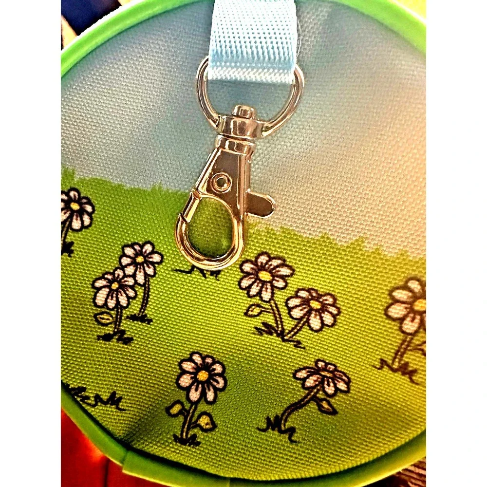 Disney Winnie the Pooh Tigger Eeyore Coin Purse Zip Pouch with Clip
